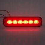 PREDATOR 6x4W LED, 12-24V, červený, ECE R10 | Zboží Auto