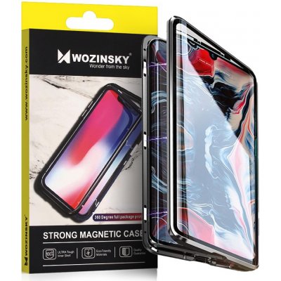 Pouzdro Wozinsky magnetické s ochranním sklem Samsung Galaxy A32 5G černé