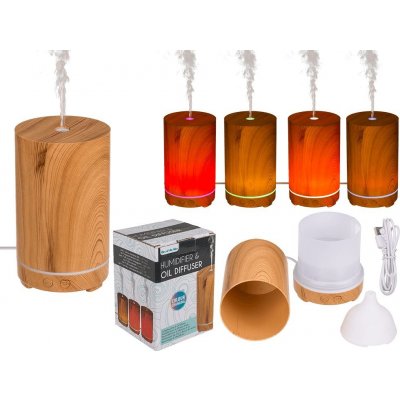 GiftyCity Mini aroma difuzér Wooden Tower 100 ml – Zbozi.Blesk.cz