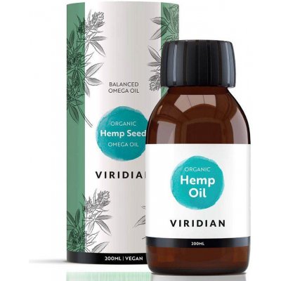 Viridian Hemp Seed Oil Organic 200 ml – Hledejceny.cz