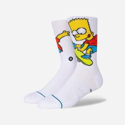 Stance x The Simpsons Bart Simpson A556A22BAR WHT – Zboží Mobilmania