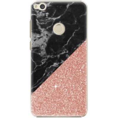 Pouzdro iSaprio - Rose and Black Marble - Huawei P9 Lite 2017