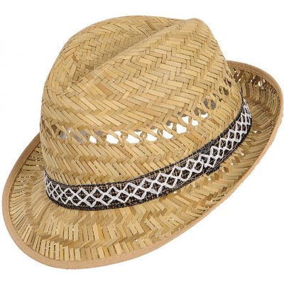 Krumlovanka letní slaměný klobouk Trilby 2004 natural