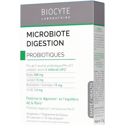 Biocyte Microbiote Digestion Probiotika na trávení 30 kapslí – Hledejceny.cz