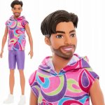 Mattel Barbie model Ken 227 brunet s vousy HRH26 – Zboží Dáma