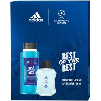 Adidas UEFA Champions League Best of The Best voda po holení 100 ml + sprchový gel 250 ml