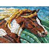 Puzzle Sunsout Fisher kůň z barevného skla 1000 dílků
