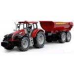 Alltoys Traktor na setrvačník s valníkem modrý – Hledejceny.cz