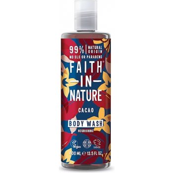 Faith in nature 2v1 sprchový gel a pěna do koupele BIO čokoláda 400 ml