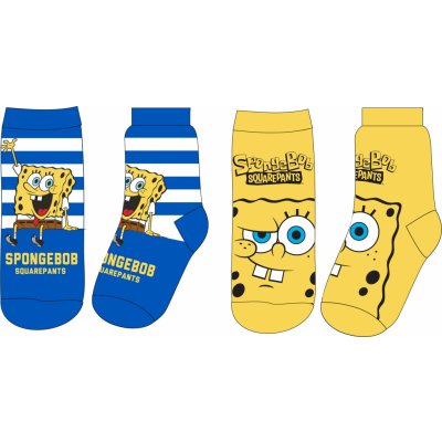 EPlus Sada 2 párů dětských ponožek Spongebob – Zboží Mobilmania