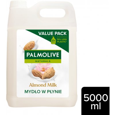 Palmolive Naturals Milk & Almond tekuté mýdlo na ruce náhradní náplň 5 l – Zboží Dáma