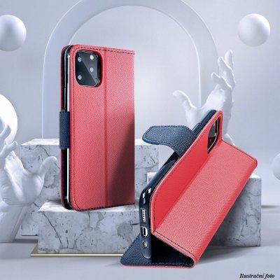 Pouzdro Fancy Book case - Honor 8S Červené – Zboží Živě