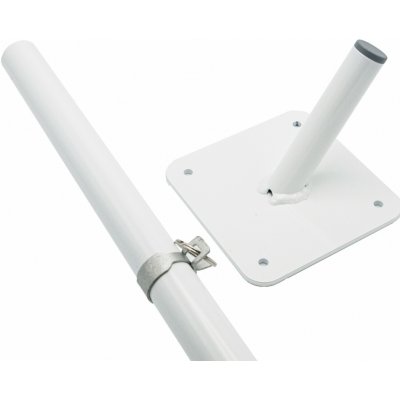 Držák na vlajku: fasádní komplet + ocelové tyče - Jednoramenný – Hledejceny.cz