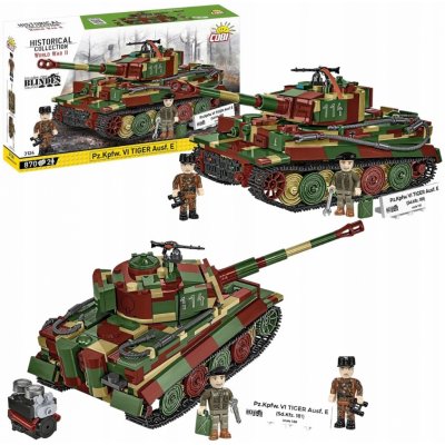 COBI 3124 II WW PzKpfw VI Tiger Ausf E, 2v1, 1:35, 862 k, 2 f – Zboží Dáma