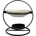 Day Spa Aromalampa keramická s kovovým stojanem kruh – Sleviste.cz