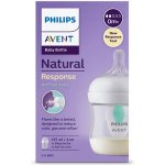 Avent láhev Natural Response průhledná dudlík s ventilem AirFree 1 ks 125 ml – Hledejceny.cz