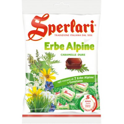 Sperlari tvrdé bonbóny alpské byliny 200 g