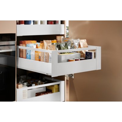 BLUM Merivobox E 500 mm, 40 kg, bílá, vnitřní, reling – Zboží Mobilmania