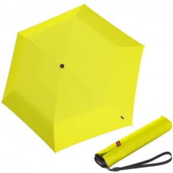 Knirps US.050 yellow lehký dámský skládací plochý deštník žlutý