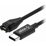 AlzaPower USB-C nabíjecí/datový kabel s opletem pro Garmin Fenix, Vívoactive, Venu, Forerunner – 1m APW-SWCHGAR5O – Zboží Živě