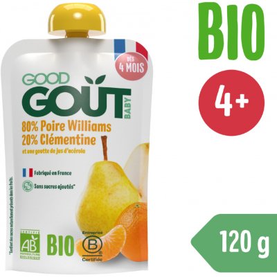 Good Gout BIO Hruška s klementinkou 120 g – Sleviste.cz