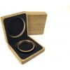 Dárková krabička Wook dřevěná krabička na snubní prsten Simple dub SIM/DUB