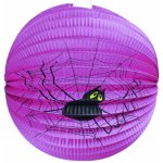 RAPPA Lampion Halloween pavouk s dřevěnou hůlkou 25 cm – Zboží Dáma