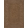 Koberec Flair Rugs Tuscany Textured Wool Border Brown hnědá