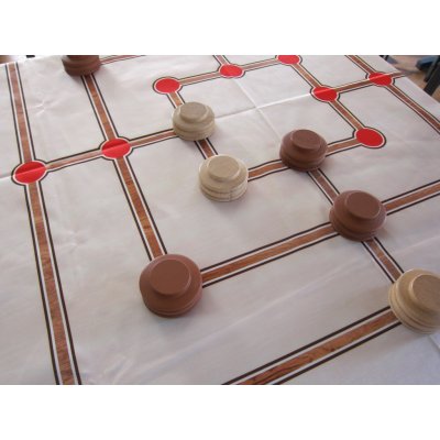 Hra Mlýn (dřevěný) Hra +: ubrus (120x120cm)