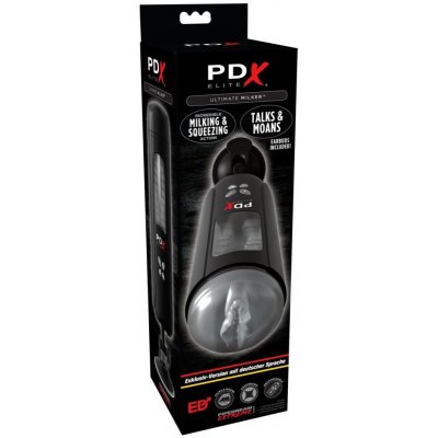 PDX Ultimate MilkerCordless, moaning, vibrating, penis milking pussy – Zboží Mobilmania