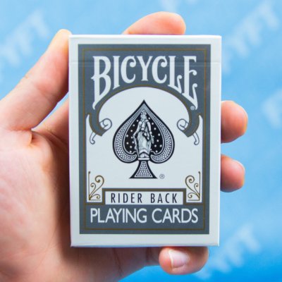 Bicycle Poker deck USPCC Šedá – Zboží Dáma