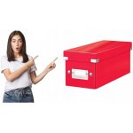 Leitz Krabice na CD Click & Store WOW A4 červená – Zboží Živě