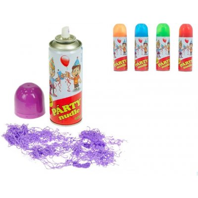 Párty nudle špagety ve spreji 17cm 250 ml 6 barev karneval – Zboží Mobilmania