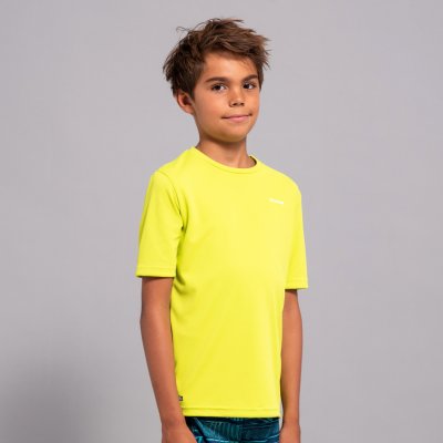 Olaian Dětské tričko s UV ochranou na surf Water zelené – Zboží Mobilmania