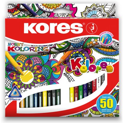 Kores 335000 Kolores Mandalas 50 ks – Zboží Mobilmania