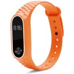 Xiaomi Mi Band 2 náhradní náramek Diamantový vzor Oranžová MBSCZ-2DZORZ