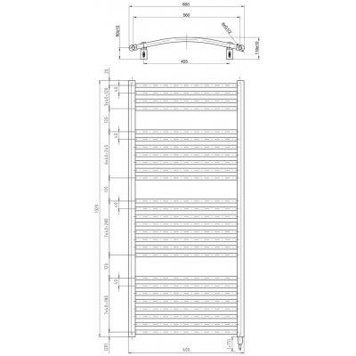 Aqualine DIRECT & ORBIT 600 mm x 1320 mm ILO36T – Zboží Dáma