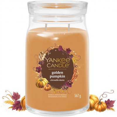 Yankee Candle Signature GOLDEN PUMPKIN 567 g – Hledejceny.cz