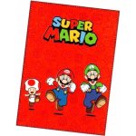 FARO Fleece deka Super Mario red – Zboží Mobilmania