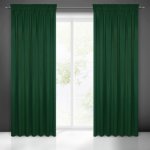 EUROFIRANY ZATEMŇOVACÍ ZÁVĚS NA PÁSCE ADLEY 135X270 CM TMAVĚZELENÁ – Hledejceny.cz