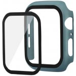 ENKAY Obal s tvrzeným sklem pro Apple Watch 6 / SE / 5 / 4 40mm zelený 18554 – Zboží Živě