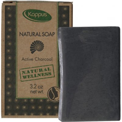 Kappus Natural wellness mýdlo Aktivní uhlí 100 g