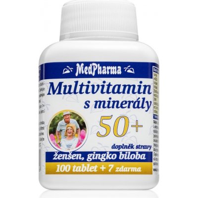 MedPharma Multivitamin s minerály 50+ 107 tablet – Zbozi.Blesk.cz