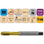 NÁSTROJE CZ Závitník strojní M5x0,8 ISO2 HSSCo5 TiN DIN 371 B - 1510 - CZZ1510-M5-ISO2 – Zboží Mobilmania