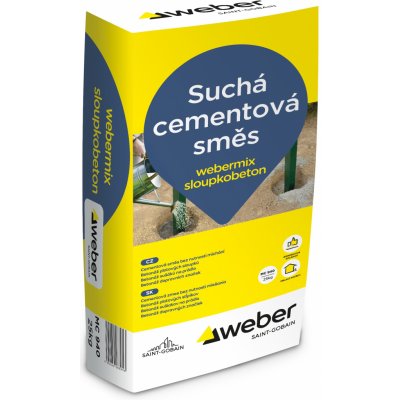 Weber.mix Sloupkobeton - suchá betonová směs - 25 kg balení 25 kg (ks) – Hledejceny.cz