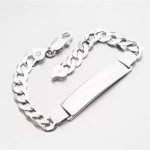 Pancer Pánský náramek stříbro 925 s destičkou CHRS-08-200-SF-IDL 25 cm – Zboží Dáma