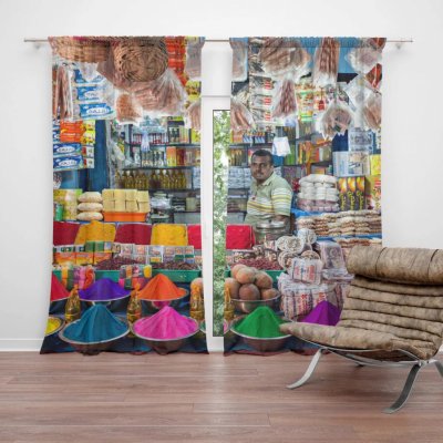 Závěsy Barevné koření: 2 ks - 140x250 cm - Sablio – Hledejceny.cz