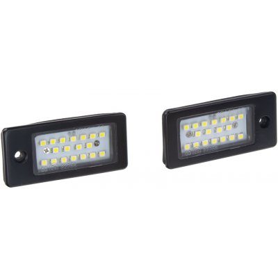 LED osvětlení SPZ do vozu Audi A3, A4, A6, A8, Q7, hliníkové provedení – Hledejceny.cz