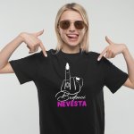 Budoucí nevěsta Dámské Tričko na rozlučku 02 námořní modrá – Zboží Mobilmania