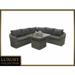 Deokork BORNEO LUXURY Ratanová modulová sestava pro 5 osob šedá – Hledejceny.cz